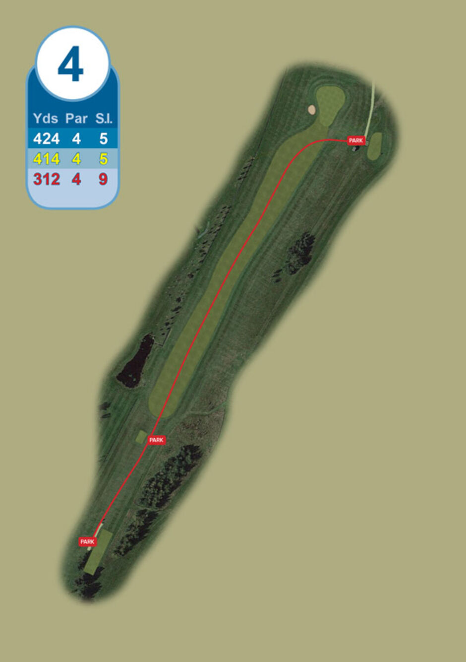 Longridge Golf Club Buggy Route Hole 4