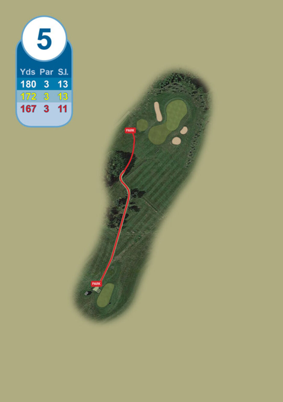 Longridge Golf Club Buggy Route Hole 5