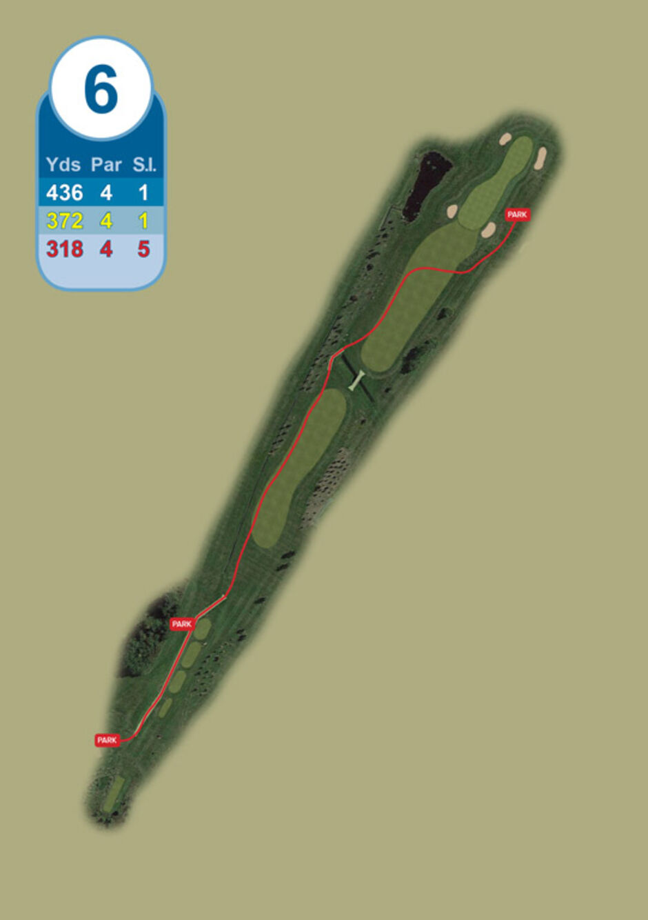 Longridge Golf Club Buggy Route Hole 6