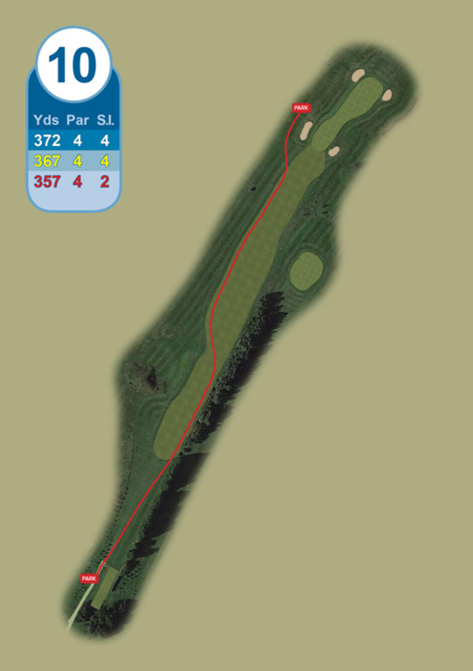 Longridge Golf Club Buggy Route Hole 10