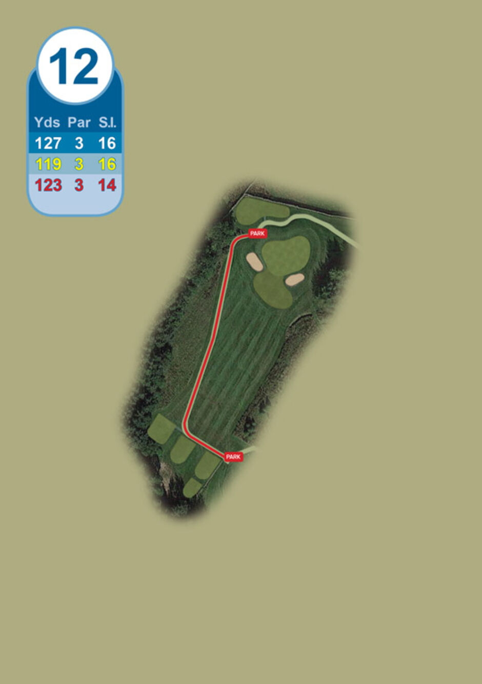 Longridge Golf Club Buggy Route Hole 12