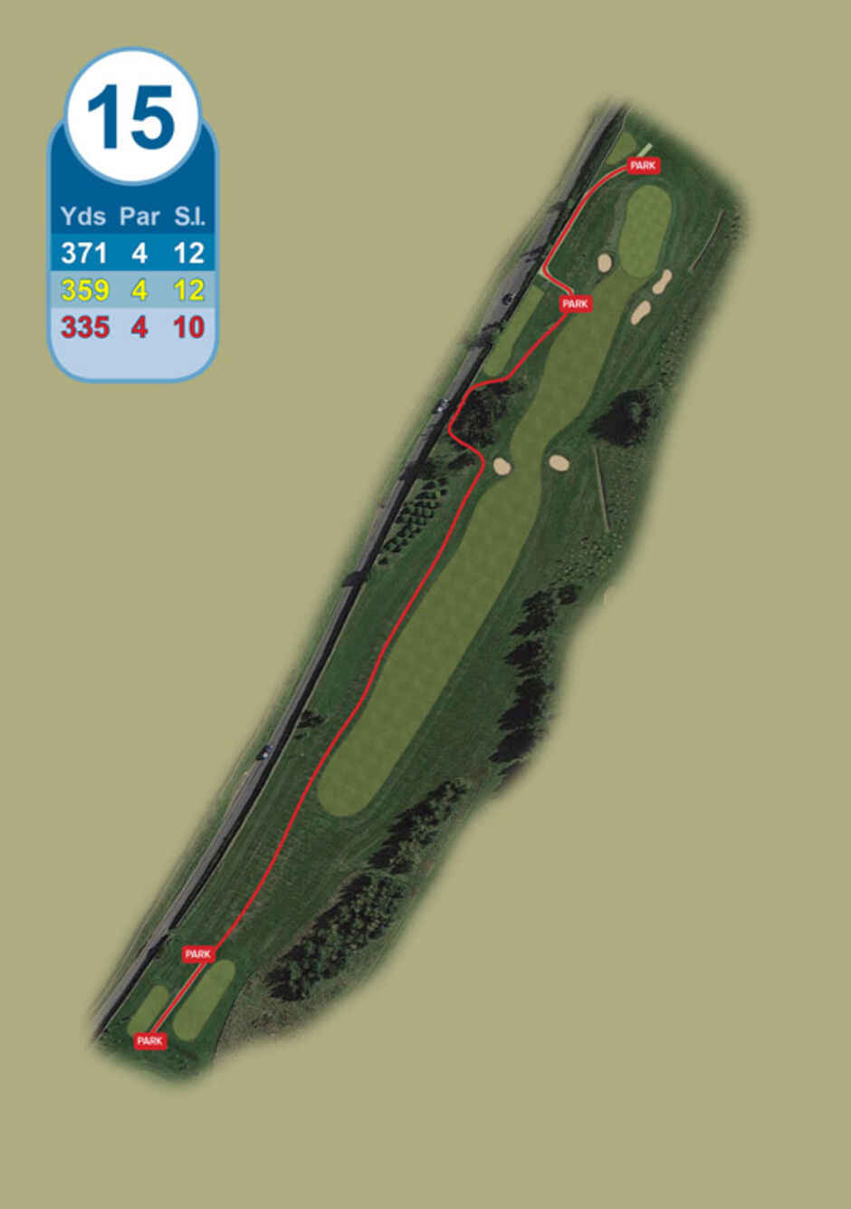 Longridge Golf Club Buggy Route Hole 15